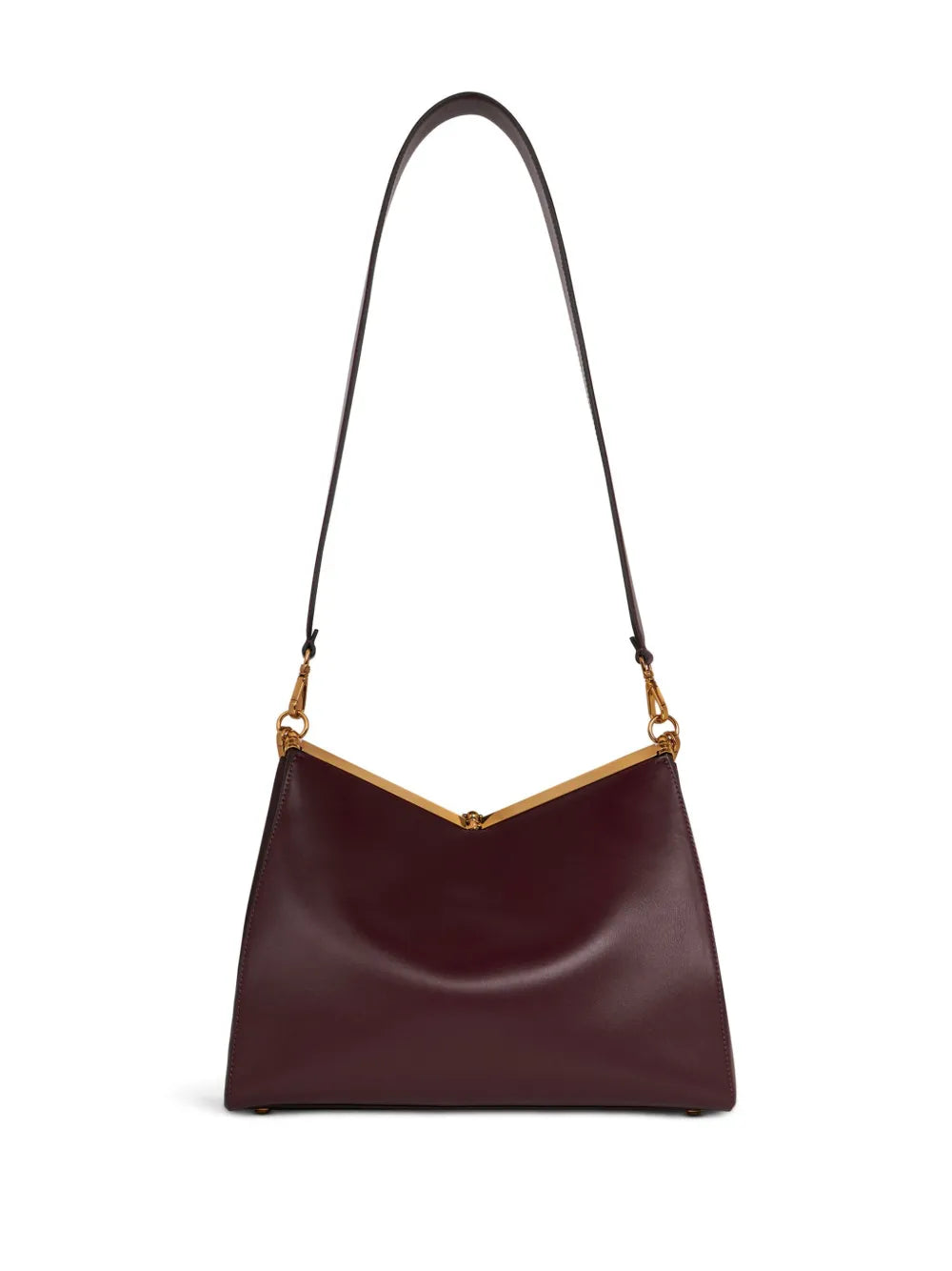 Etro Large Vela Leather Shoulder Bag — Same as shown — Size One Size — Back View