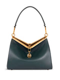 Etro Medium Vela Leather Shoulder Bag — Same as shown — Size One Size — Front View