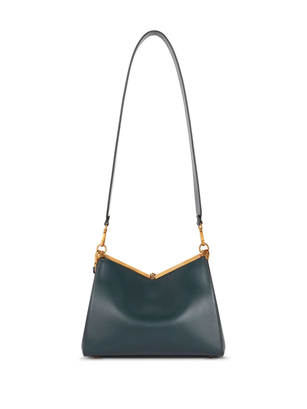 Etro Medium Vela Leather Shoulder Bag — Same as shown — Size One Size — Back View