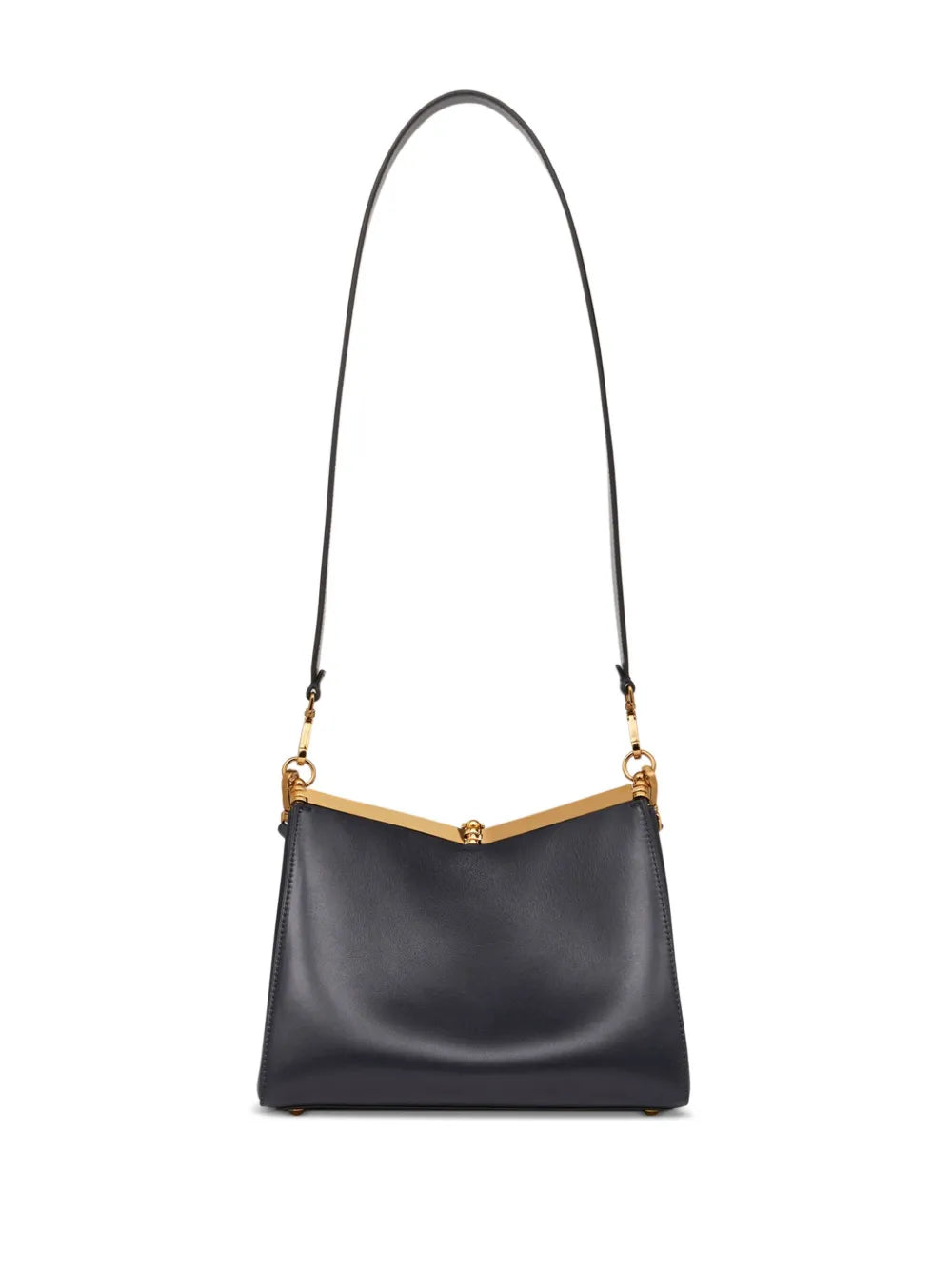 Etro Medium Vela Leather Shoulder Bag — Same as shown — Size One Size — Back View