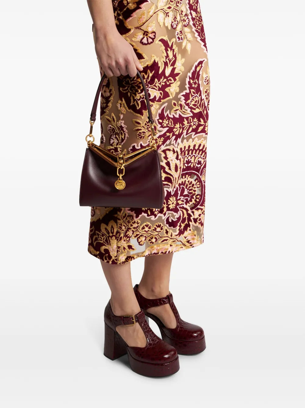 Etro Small Vela Shoulder Bag — Same as shown — Size One Size — Side View