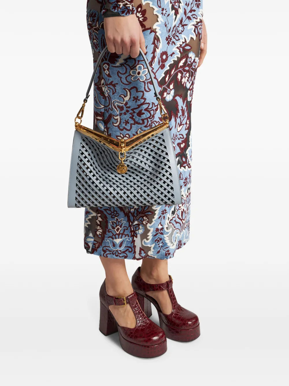 Etro Medium Vela Bag — Same as shown — Size One Size — Side View