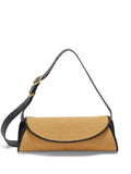 Jil Sander Small Cannolo Interwoven Raffia Shoulder Bag — Same as shown — Size One Size — Front View