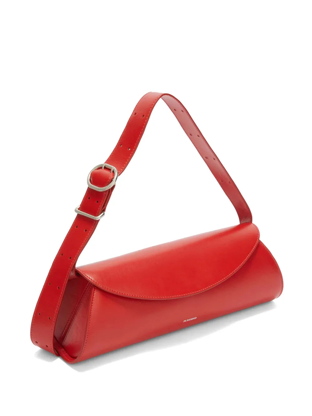 Jil Sander Small Cannolo Leather Shoulder Bag — Same as shown — Size One Size — Back View