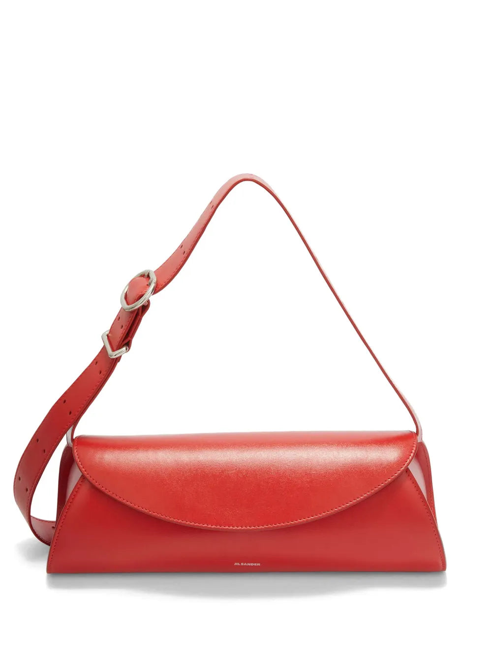 Jil Sander Small Cannolo Leather Shoulder Bag — Same as shown — Size One Size — Front View