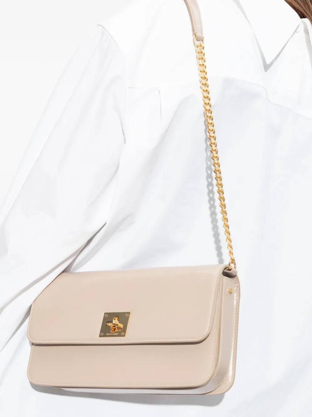 Golden Goose Leather Shoulder Bag — Same as shown — Size One Size — Side View