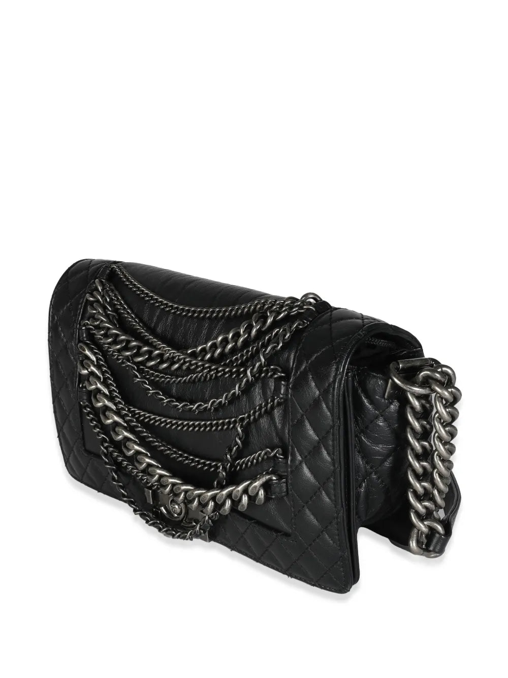 Chanel Pre Owned 2013 2014 Medium Enchained Boy Shoulder Bag — Same as shown — Size One Size — Top View