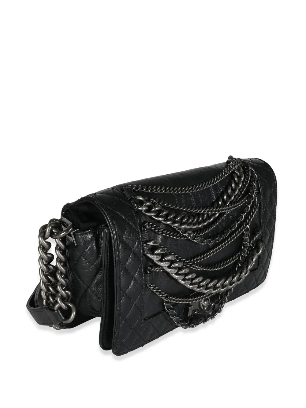 Chanel Pre Owned 2013 2014 Medium Enchained Boy Shoulder Bag — Same as shown — Size One Size — Detail View