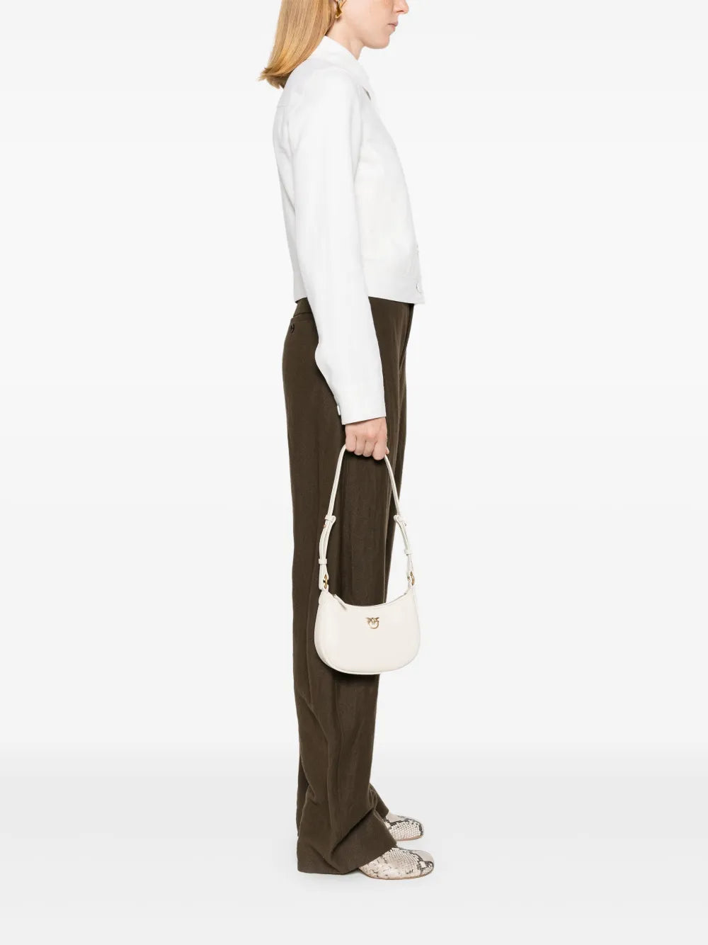 Pinko Baby Half Moon Shoulder Bag — Same as shown — Size One Size — Side View