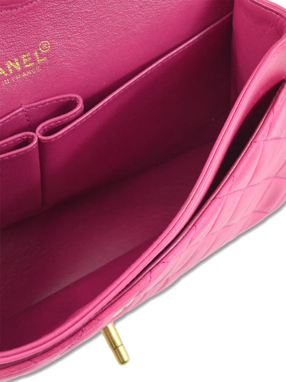 Chanel Pre Owned 2000 Medium Double Flap Shoulder Bag — Same as shown — Size One Size — Top View