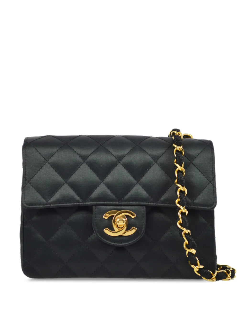 Chanel Pre Owned 1992 Mini Square Classic Flap Shoulder Bag — Same as shown — Size One Size — Front View