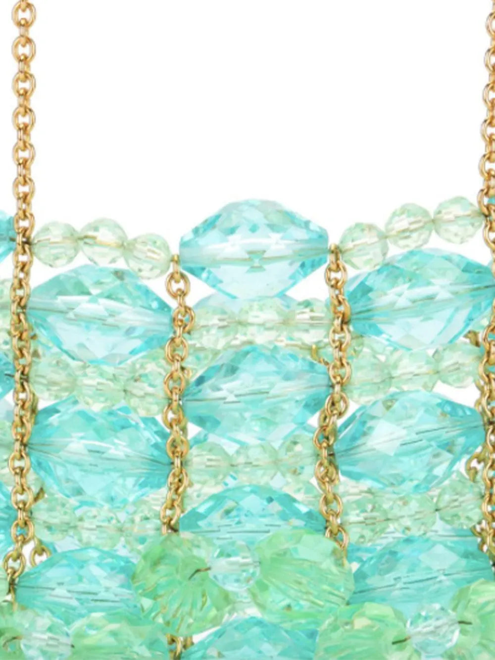 Chanel Pre Owned 1997 Minaudiere Lucite Beaded Clutch Bag — Same as shown — Size One Size — Back View