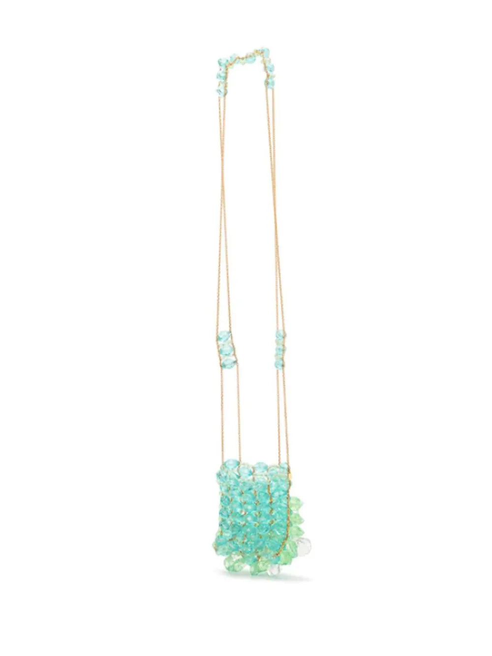 Chanel Pre Owned 1997 Minaudiere Lucite Beaded Clutch Bag — Same as shown — Size One Size — Side View