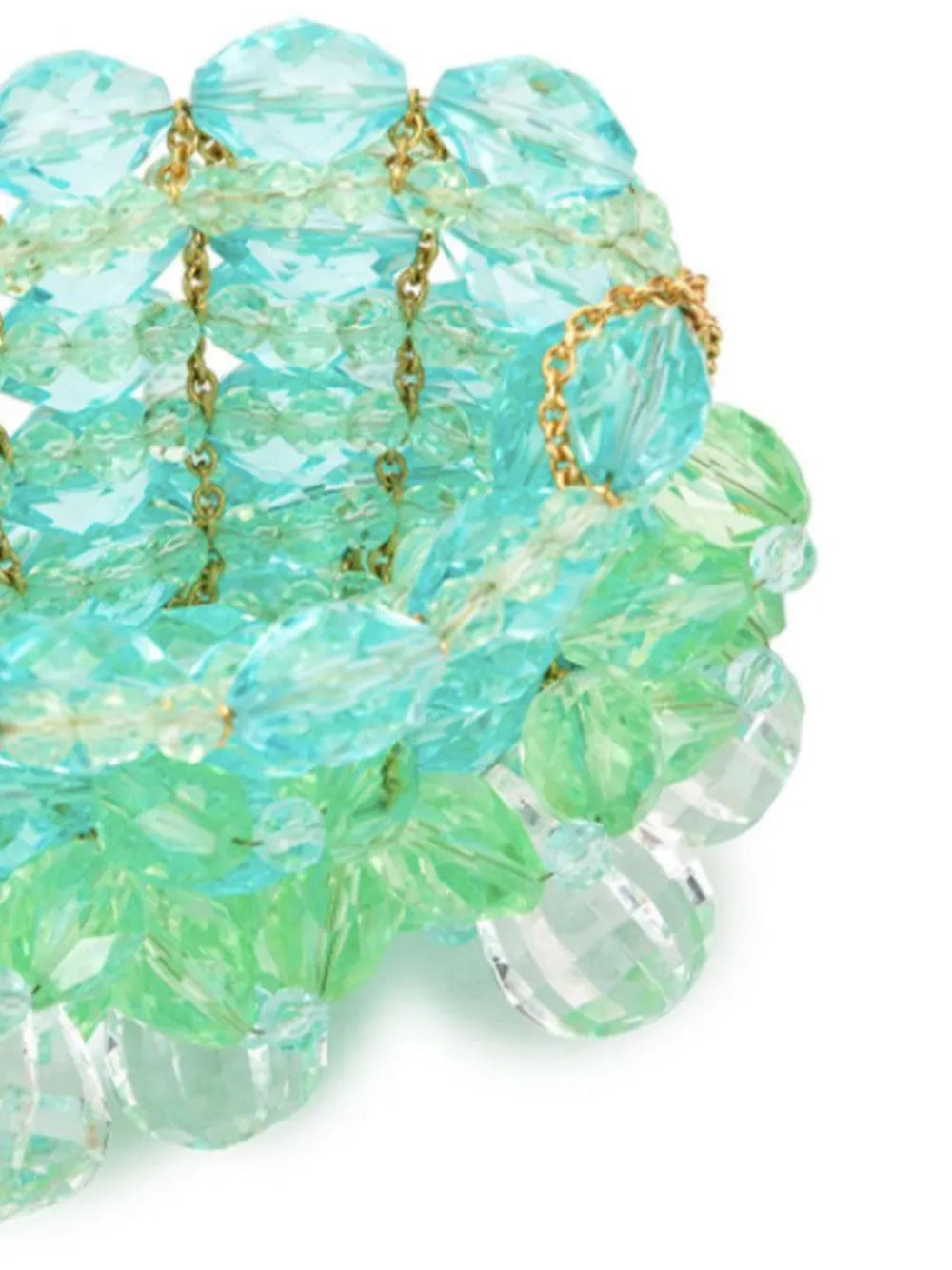 Chanel Pre Owned 1997 Minaudiere Lucite Beaded Clutch Bag — Same as shown — Size One Size — Top View