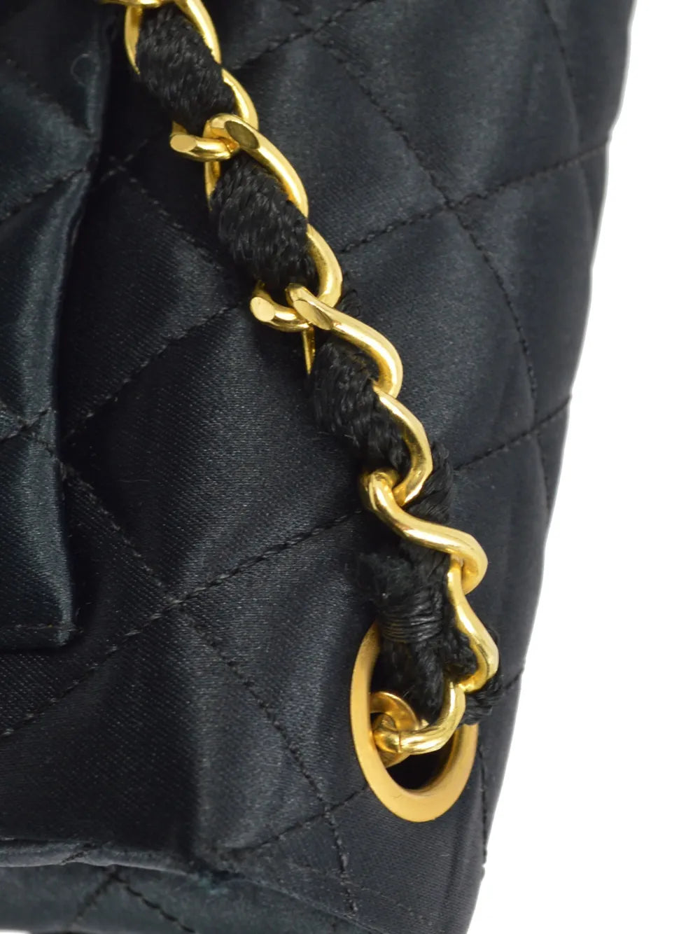 Chanel Pre Owned 1990 Mini Classic Flap Square Shoulder Bag — Same as shown — Size One Size — Detail View