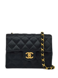 Chanel Pre Owned 1990 Mini Classic Flap Square Shoulder Bag — Same as shown — Size One Size — Front View