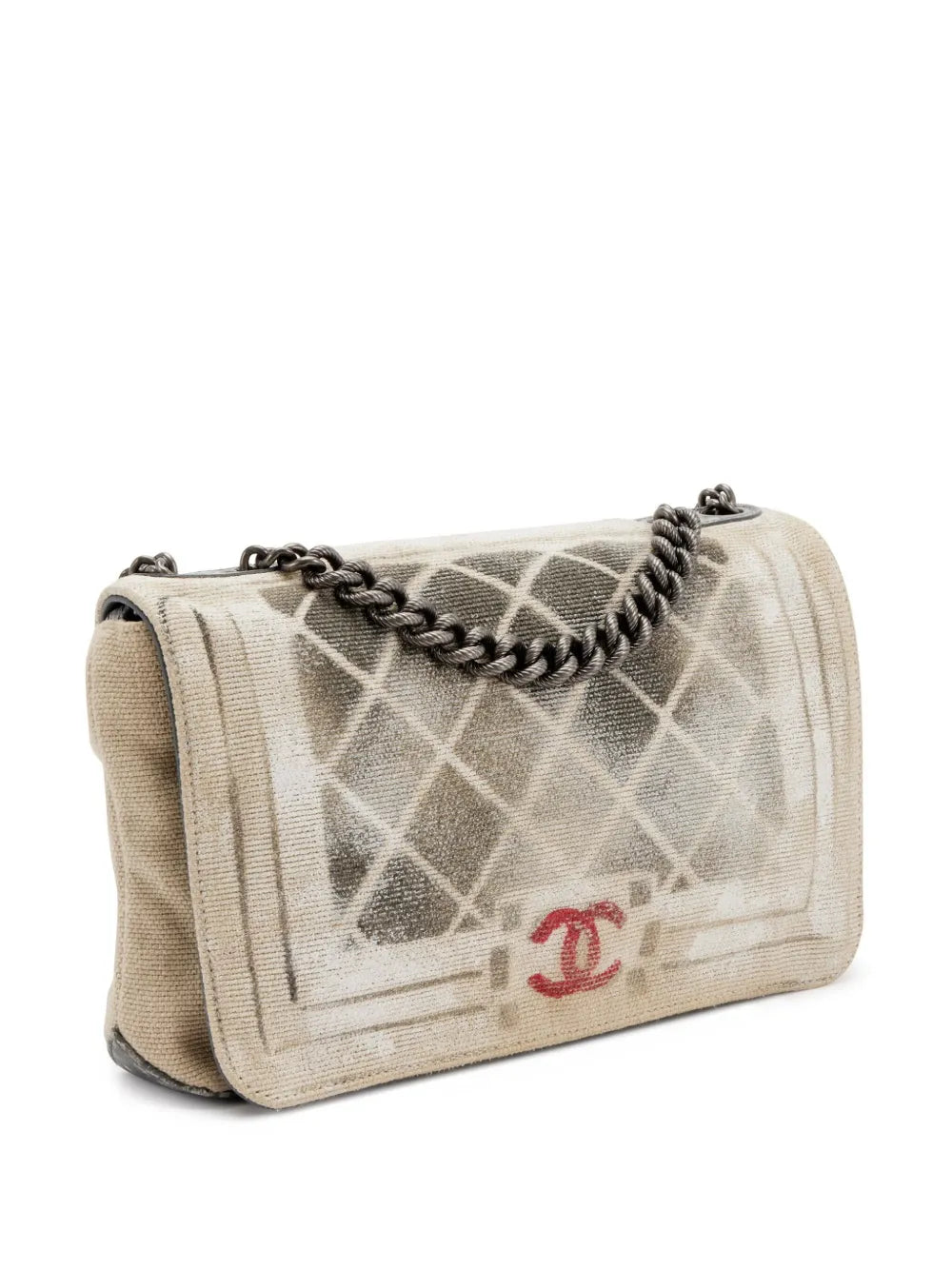 Chanel Pre Owned Art School Oh My Boy Shoulder Bag — Same as shown — Size One Size — Top View