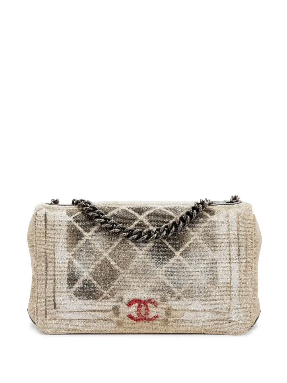 Chanel Pre Owned Art School Oh My Boy Shoulder Bag — Same as shown — Size One Size — Front View