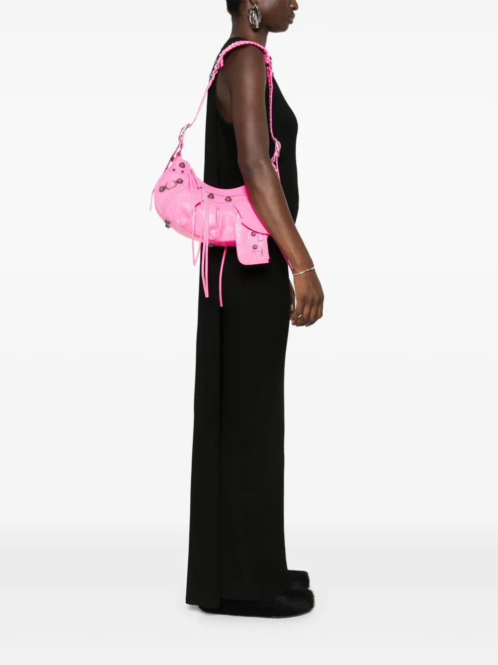Balenciaga Small Le Cagole Shoulder Bag — Same as shown — Size One Size — Side View