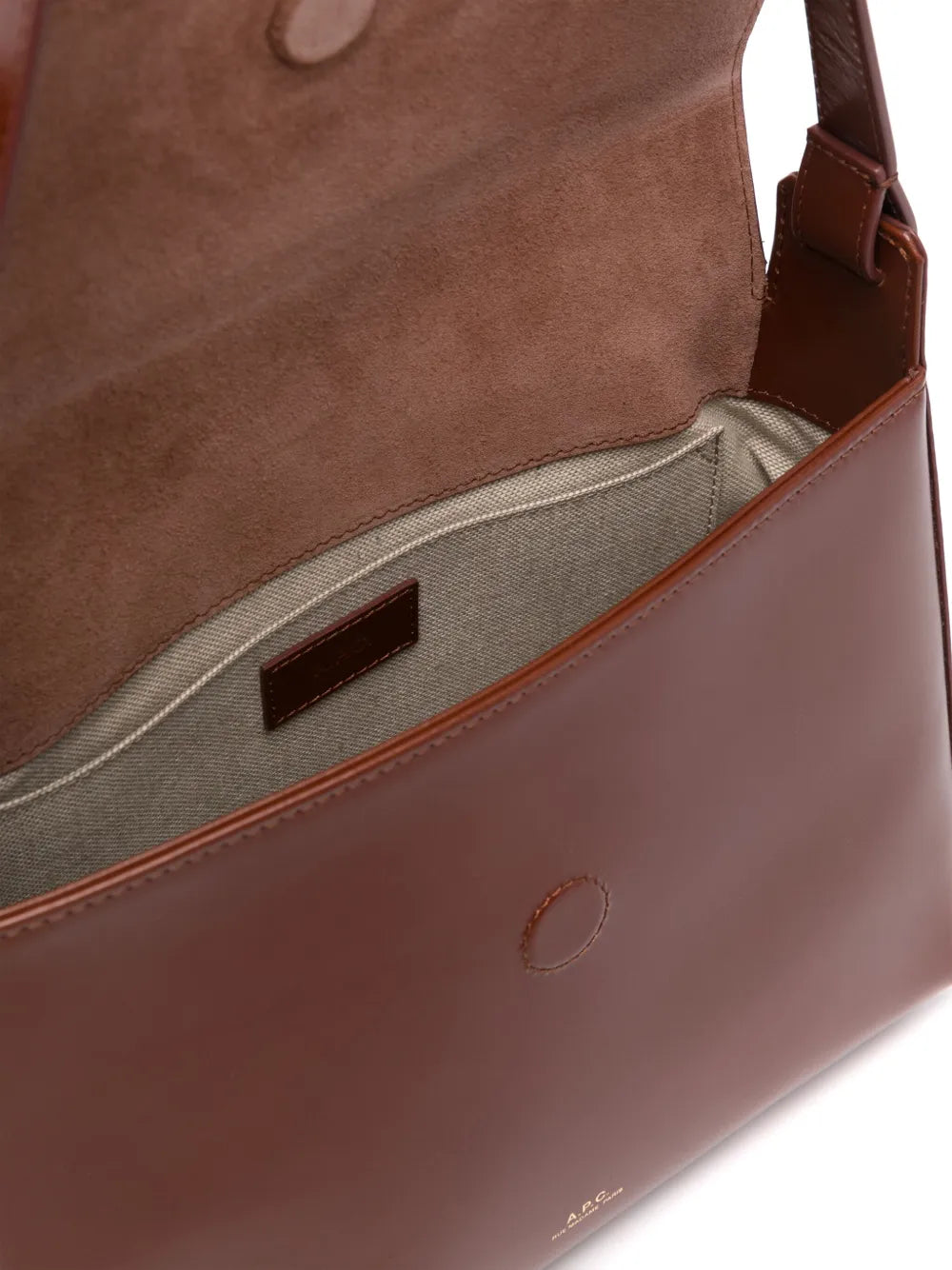 Apc Virginie Leather Shoulder Bag — Same as shown — Size One Size — Detail View