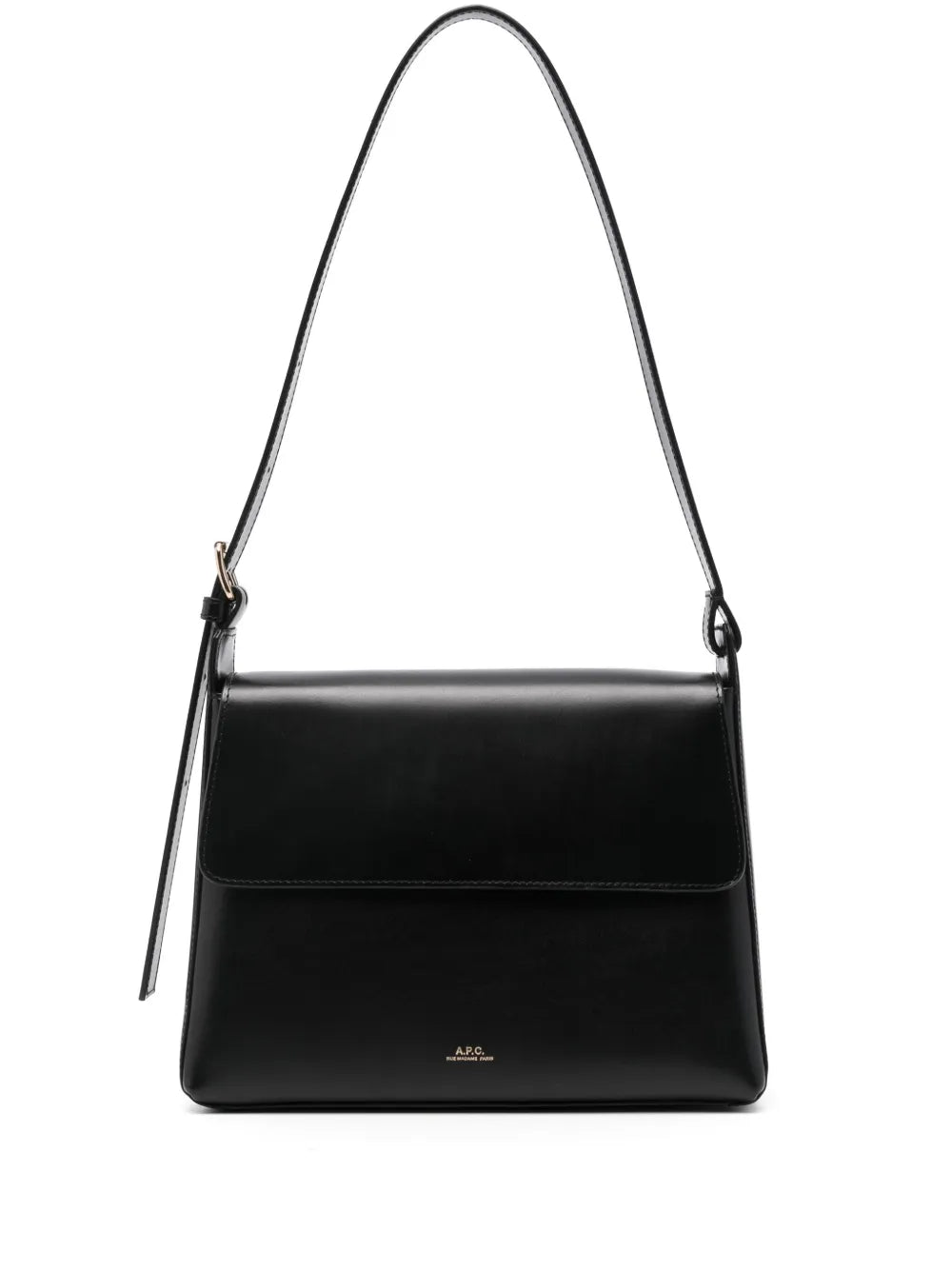 Apc Virginie Leather Shoulder Bag — Same as shown — Size One Size — Front View