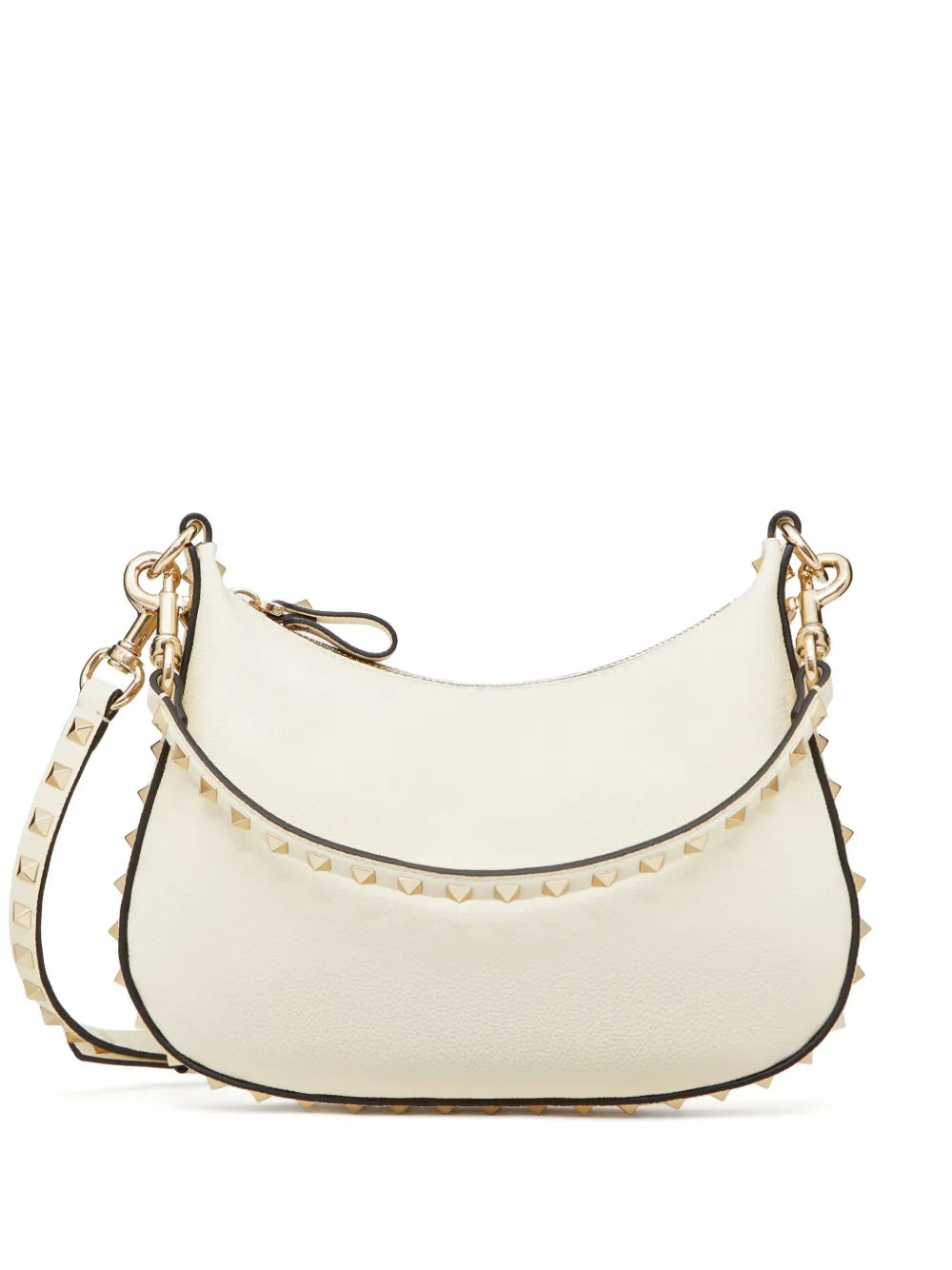 Valentino Garavani Small Rockstud Hobo Bag — Same as shown — Size One Size — Front View