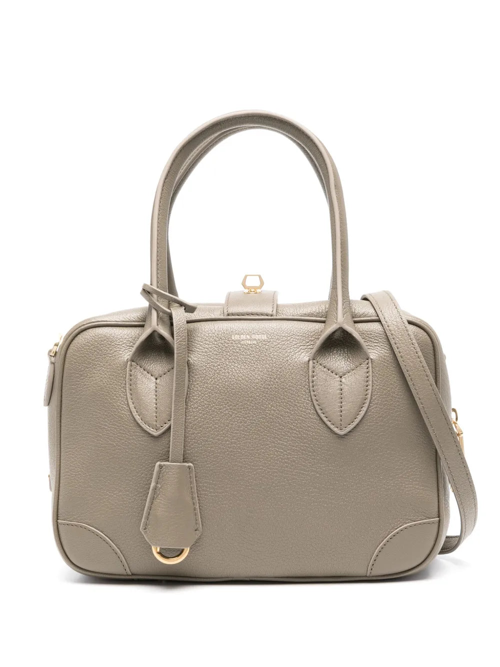 Golden Goose Zipped Leather Tote Bag — Same as shown — Size One Size — Front View