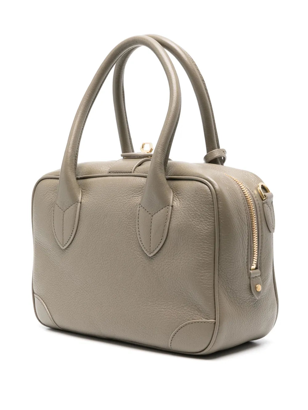 Golden Goose Zipped Leather Tote Bag — Same as shown — Size One Size — Back View