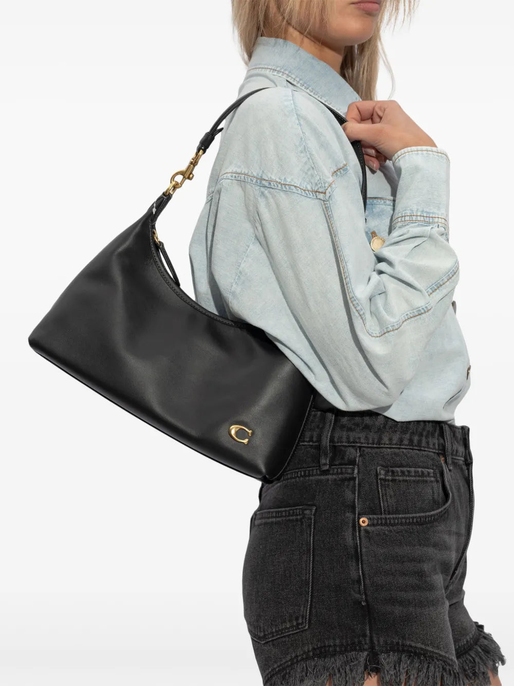 Coach Juliet Applique Logo Shoulder Bag — Same as shown — Size One Size — Side View