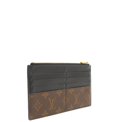 Louis Vuitton Wallet Slim Purse in Monogram, Leather — Side View