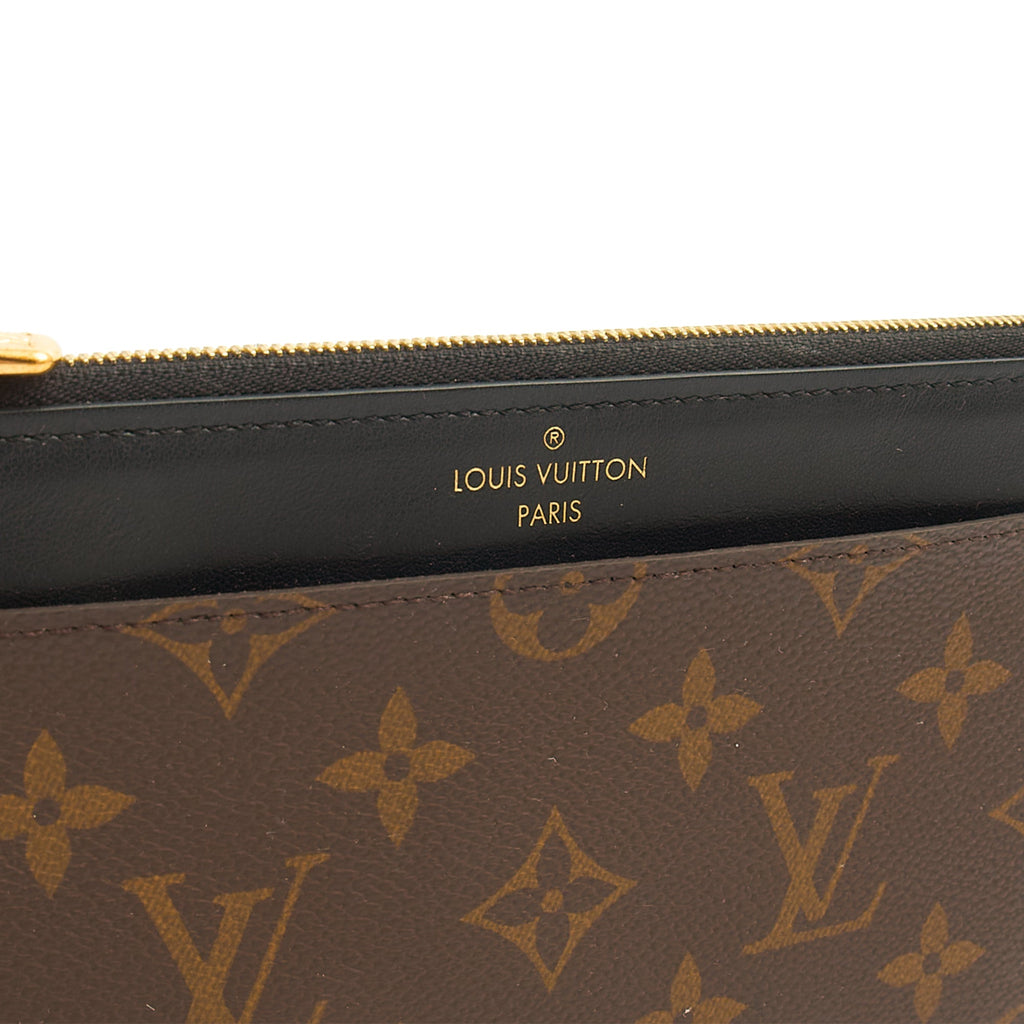Louis Vuitton Wallet Slim Purse in Monogram, Leather — Detail View