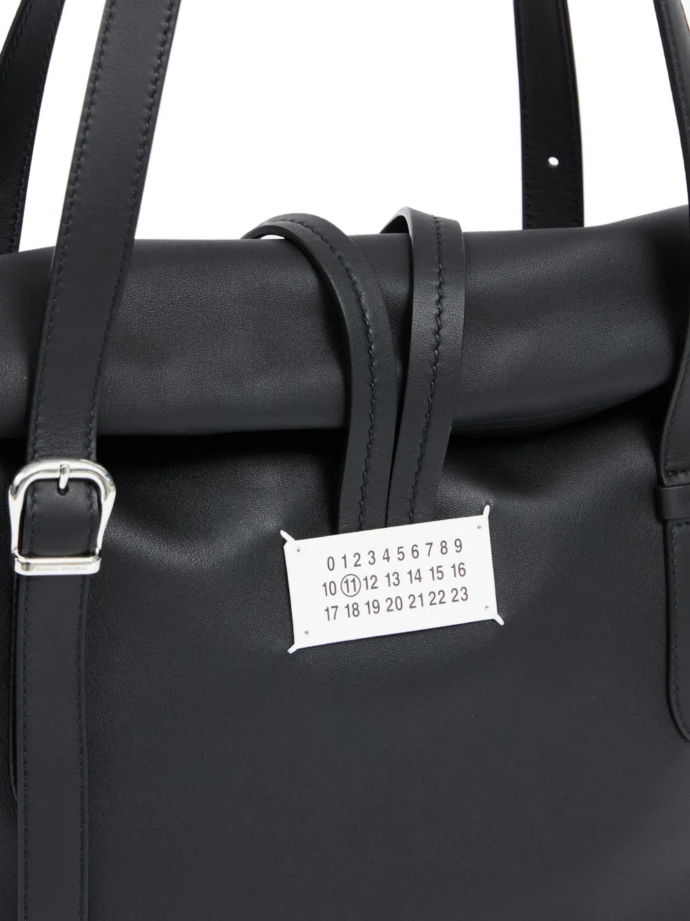 Maison Margiela Medium Paper Leather Shoulder Bag — Same as shown — Size One Size — Lifestyle View