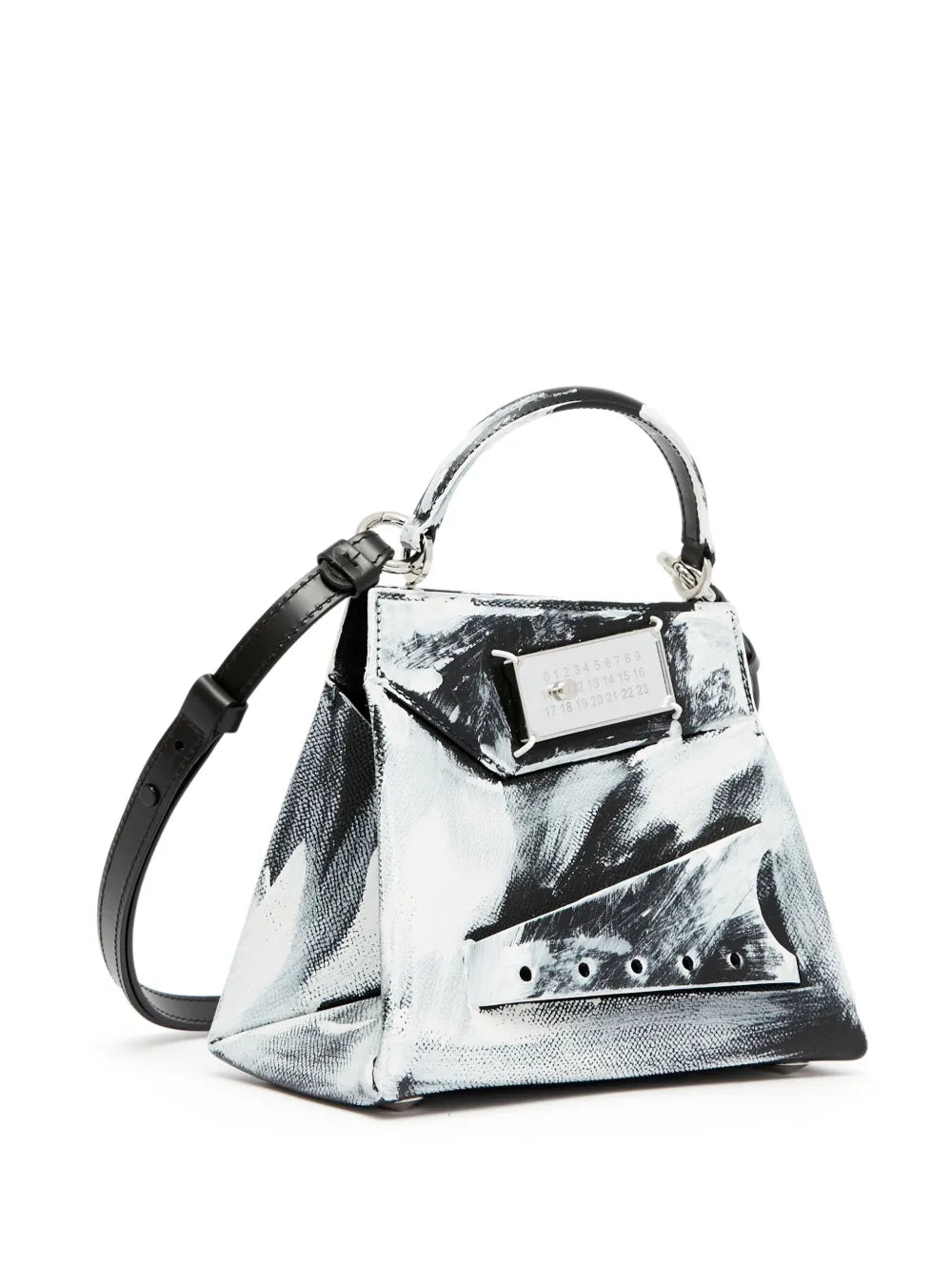Maison Margiela Snatched Leather Tote Bag — Same as shown — Size One Size — Back View
