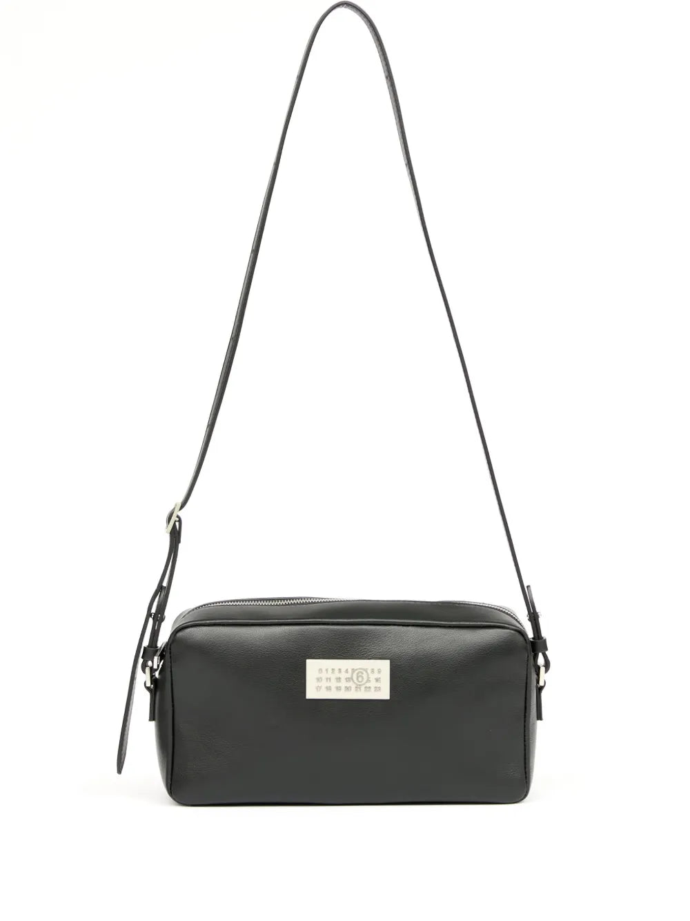 Mm6 Maison Margiela Numeric Leather Shoulder Bag — Same as shown — Size One Size — Front View