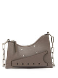 Maison Margiela Snatched Hobo Leather Bag — Same as shown — Size One Size — Front View