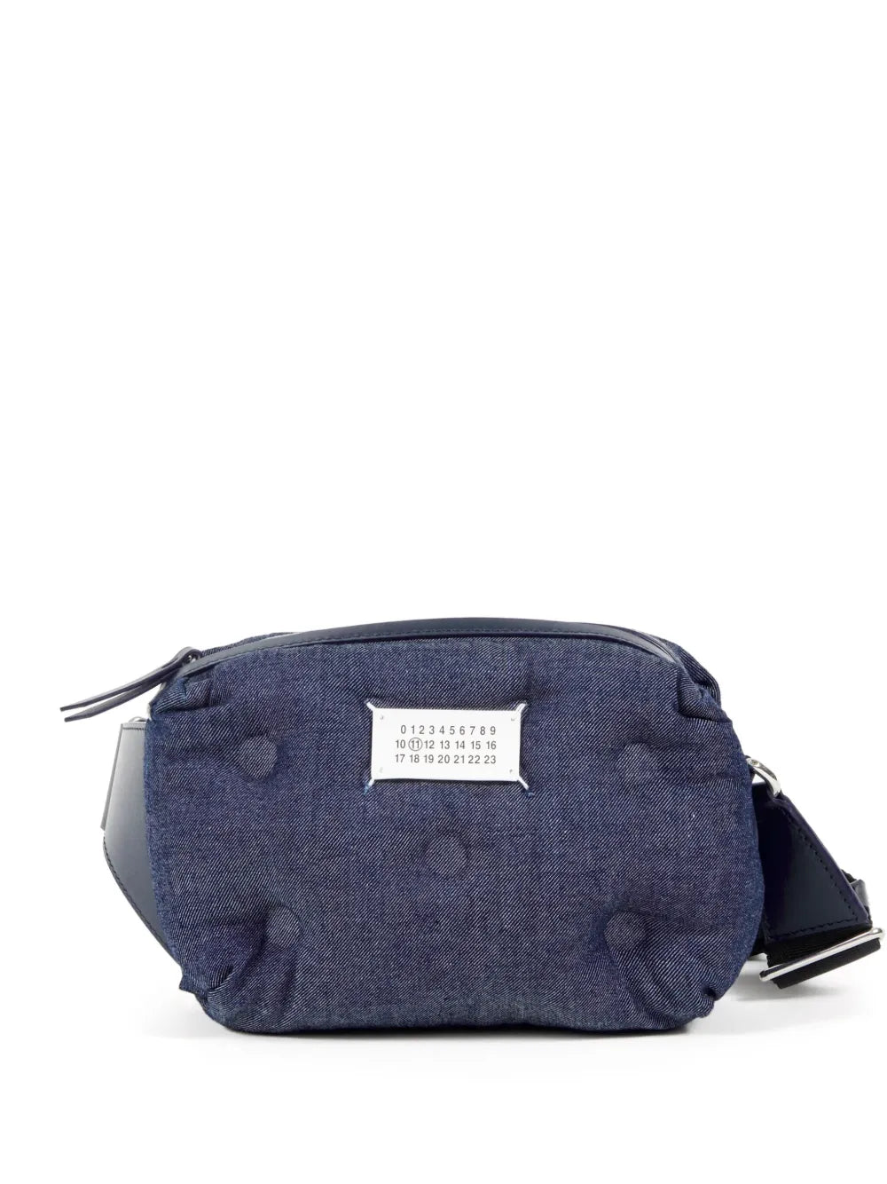 Maison Margiela Glam Slam Denim Camera Bag — Same as shown — Size One Size — Front View