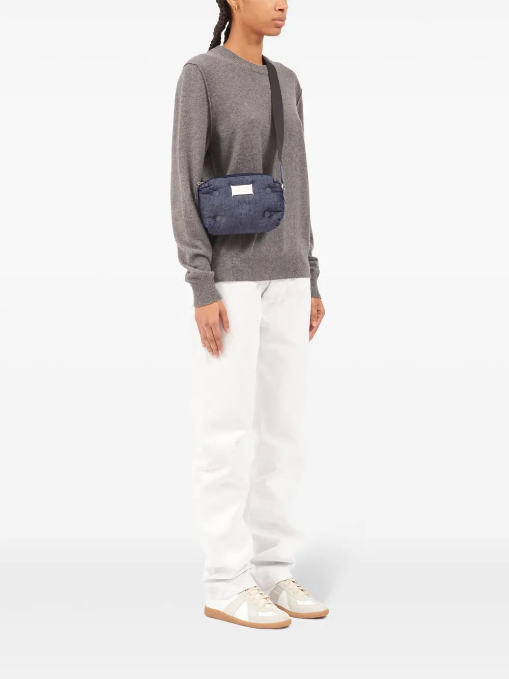 Maison Margiela Glam Slam Denim Camera Bag — Same as shown — Size One Size — Back View