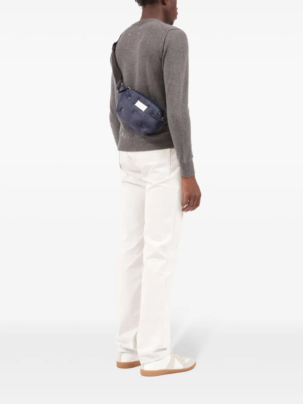 Maison Margiela Glam Slam Denim Camera Bag — Same as shown — Size One Size — Side View