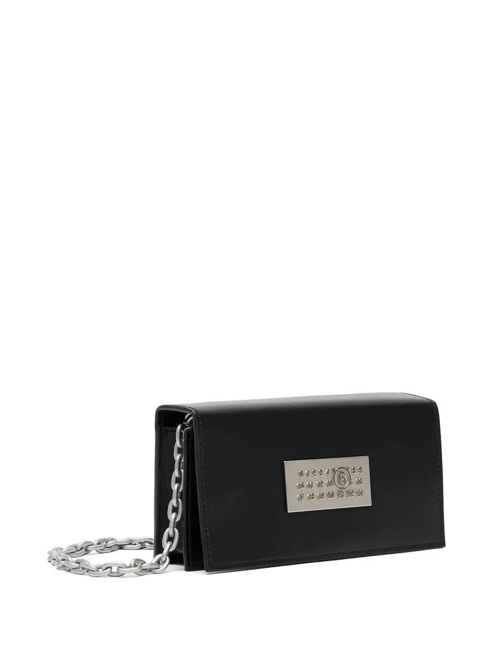 Mm6 Maison Margiela Numbers Motif Leather Shoulder Bag — Same as shown — Size One Size — Detail View