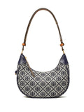 Tory Burch T Monogram Crescent Shoulder Bag — Same as shown — Size One Size — Front View