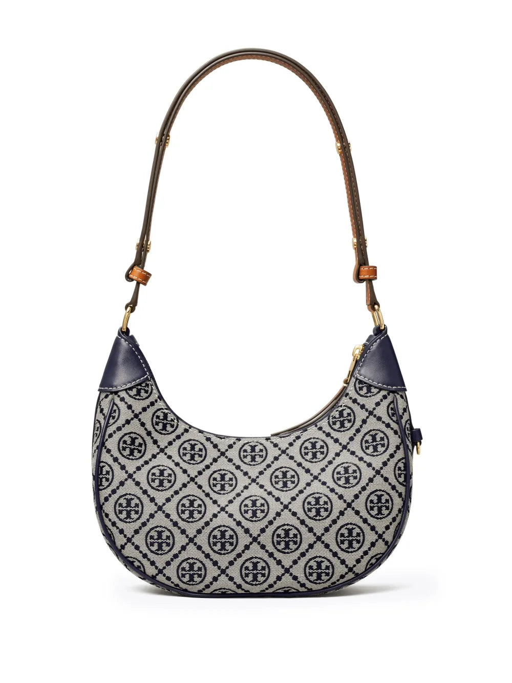 Tory Burch T Monogram Crescent Shoulder Bag — Same as shown — Size One Size — Top View