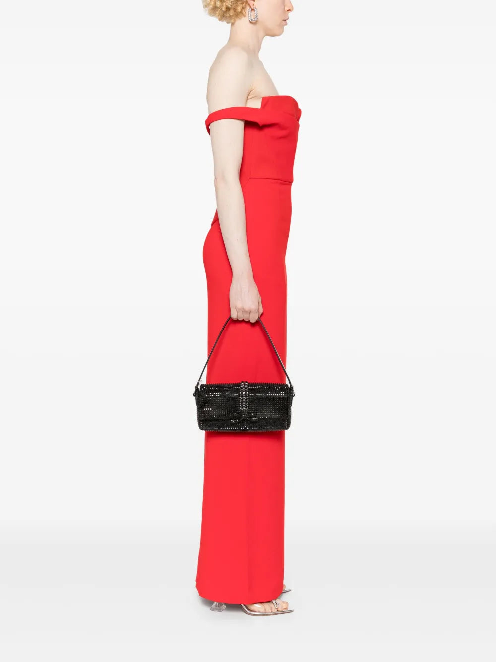 Self Portrait Gem Embellished Shoulder Bag — Same as shown — Size One Size — Side View