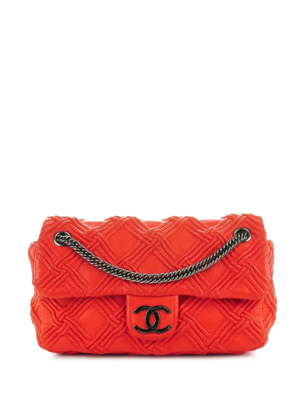 Chanel Pre Owned 2006 Medium Walk Of Fame Classic Flap Shoulder Bag — Same as shown — Size One Size — Front View