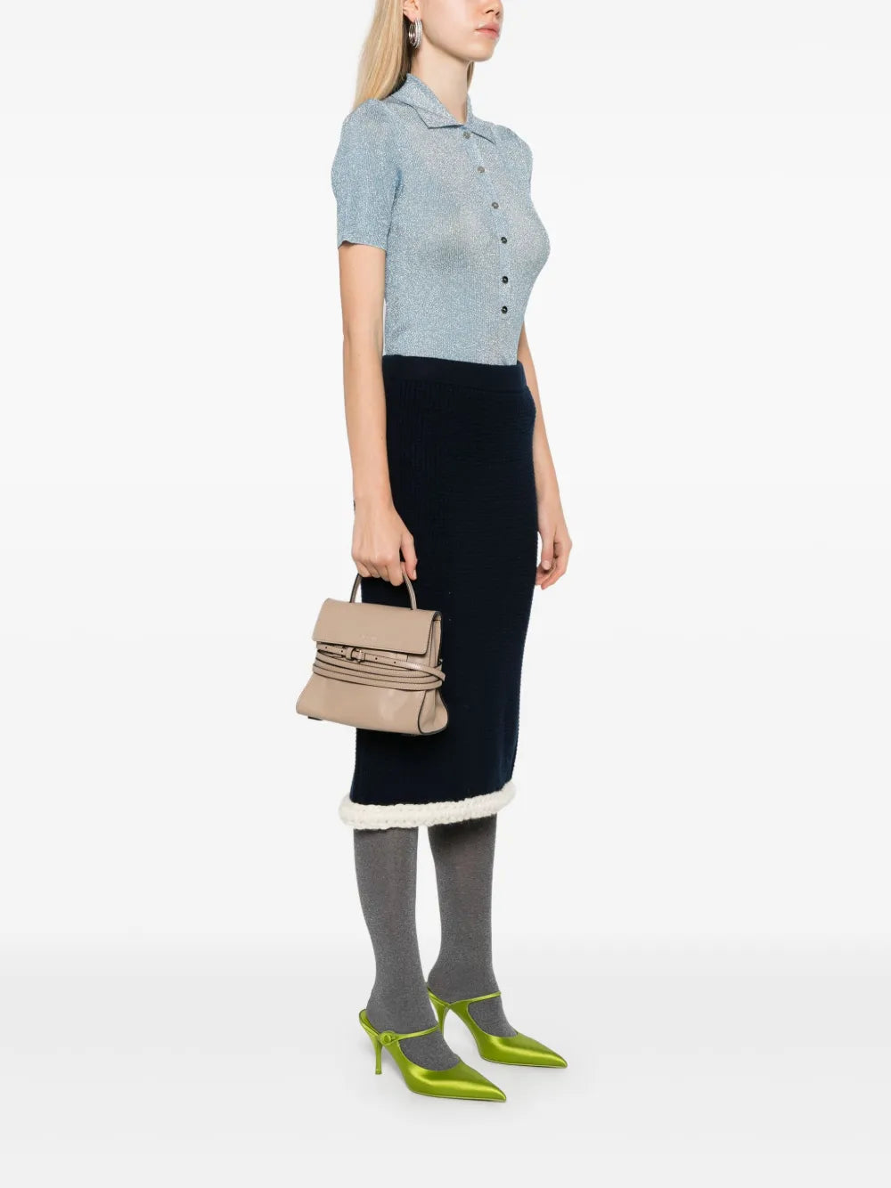 Moschino Tie Me Shoulder Bag — Same as shown — Size One Size — Side View