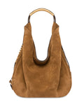 Moschino Handle Me Leather Shoulder Bag — Same as shown — Size One Size — Front View