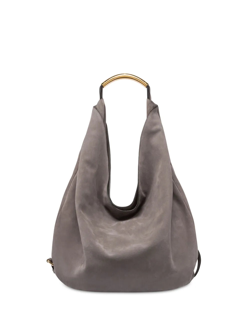 Moschino Handle Me Leather Shoulder Bag — Same as shown — Size One Size — Front View