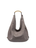 Moschino Handle Me Leather Shoulder Bag — Same as shown — Size One Size — Front View