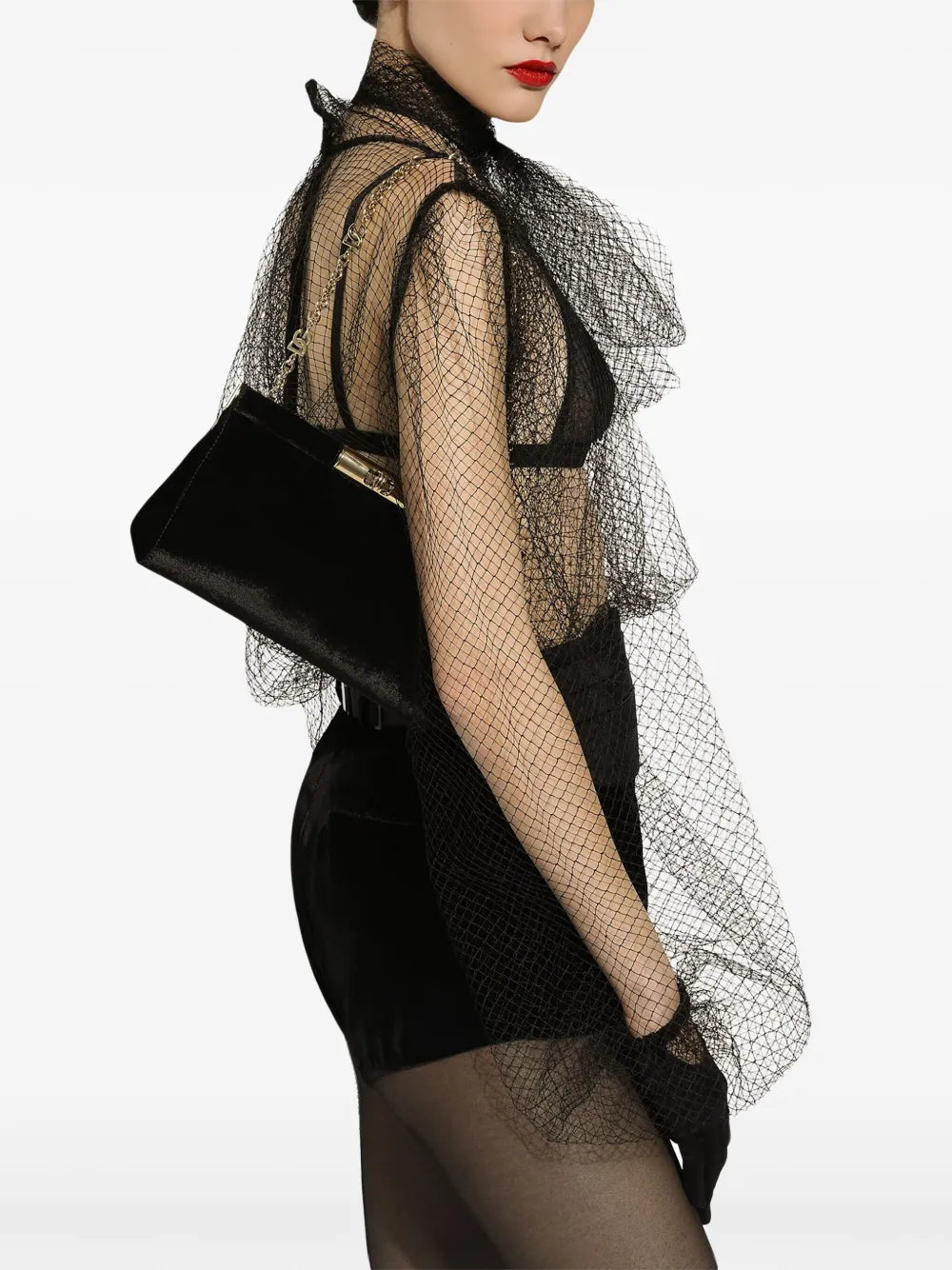 Dolce Gabbana Medium Marlene Shoulder Bag — Same as shown — Size One Size — Side View