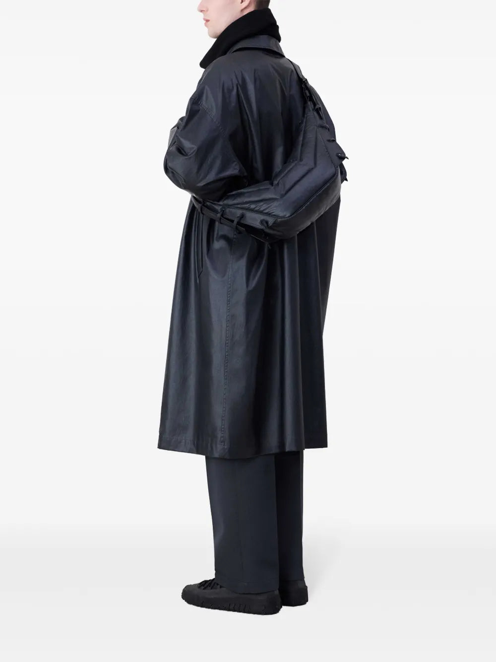 Lemaire Small Soft Game Shoulder Bag — Same as shown — Size One Size — Side View