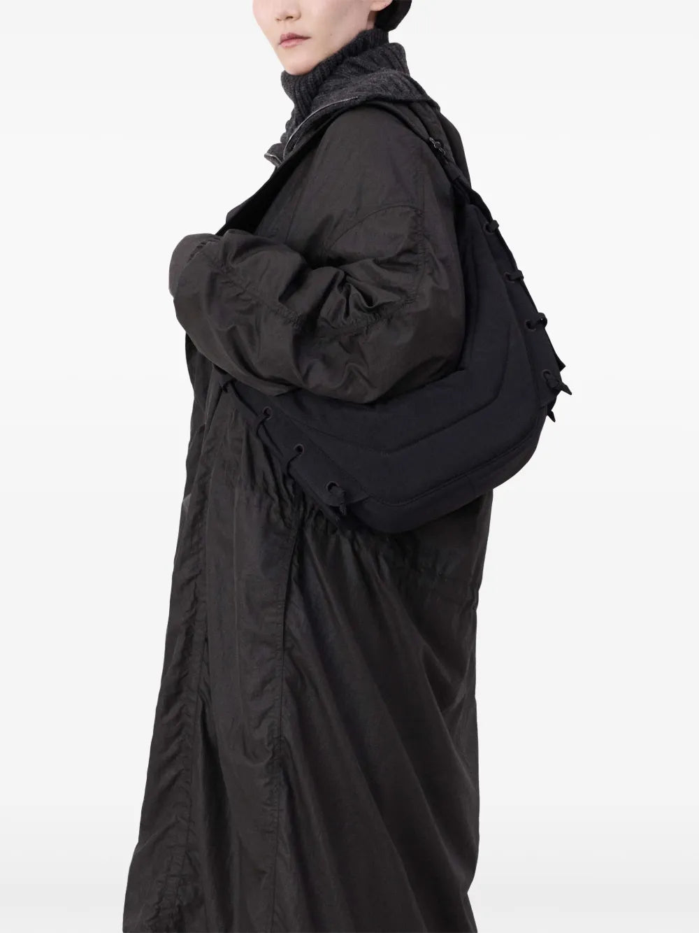Lemaire Small Soft Shoulder Bag — Same as shown — Size One Size — Back View